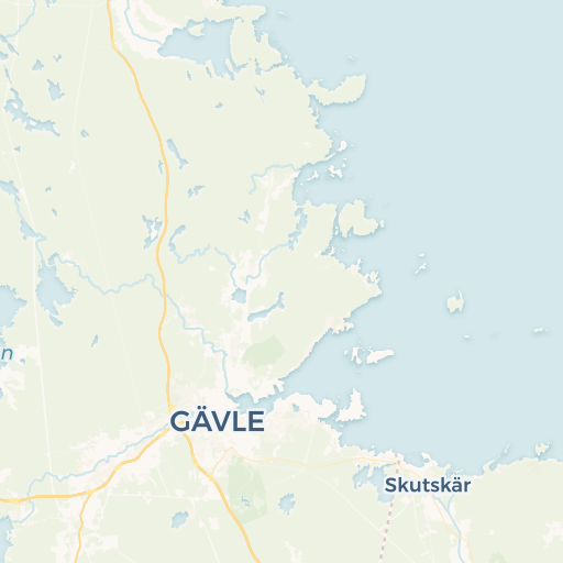 map of Gävle