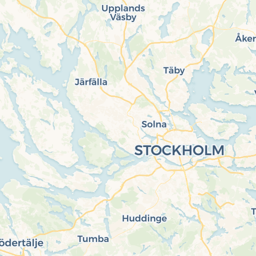 map of Solna