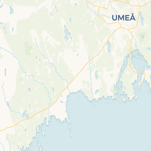 map of Umeå