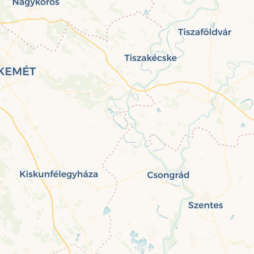 map of Kecskemét