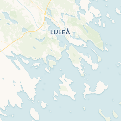 map of Luleå