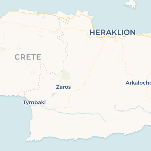 map of Iraklio