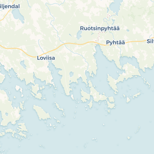 map of Loviisa