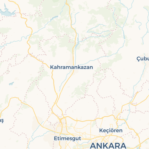 map of Ankara