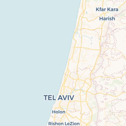 map of Rishon LeZion