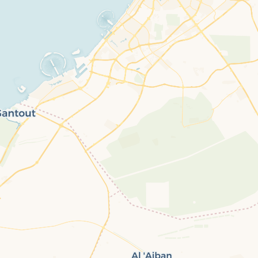 map of Dubai