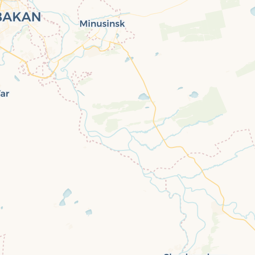 map of Abakan