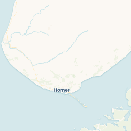 map of Homer