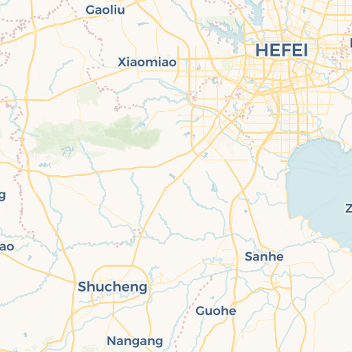 map of Hefei