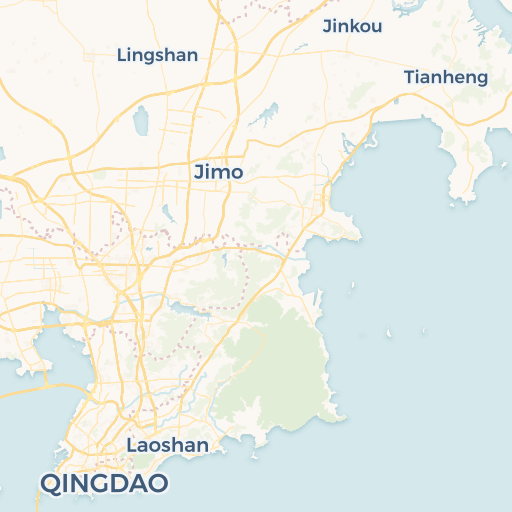 map of Qingdao