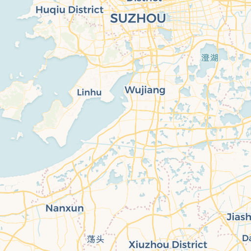 map of Suzhou