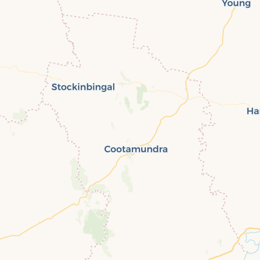 map of Young