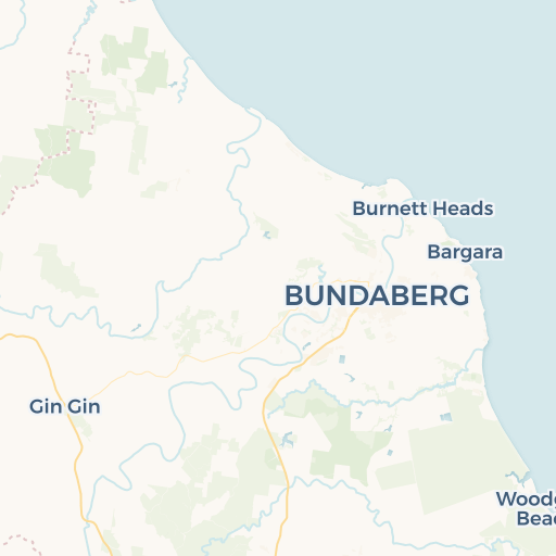 map of Bundaberg