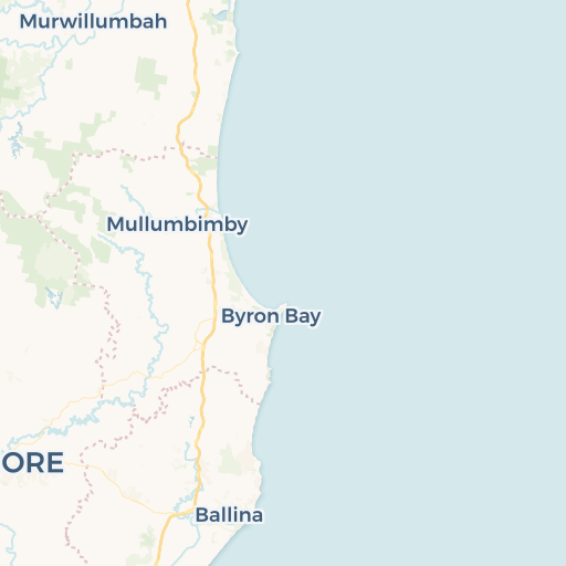 map of Lismore