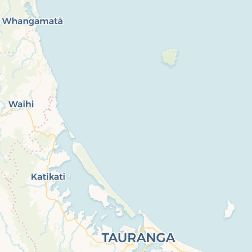 map of Tauranga