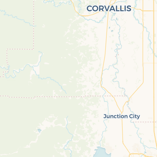map of Corvallis