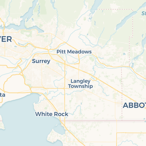 map of Surrey