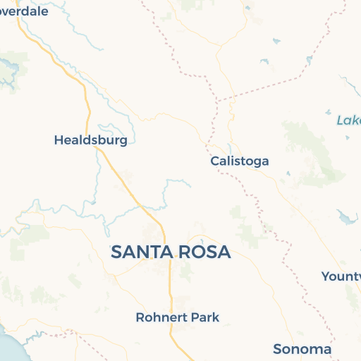 map of Healdsburg