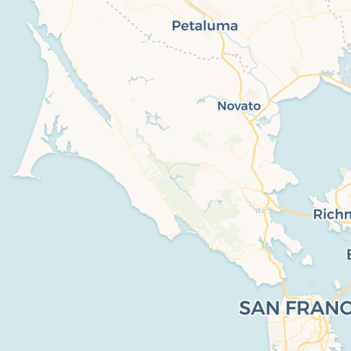 map of Novato