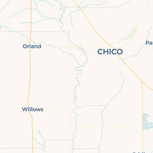 map of Chico