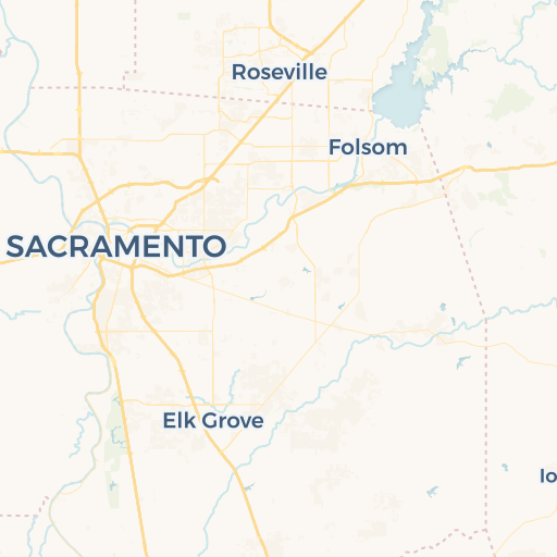 map of Folsom