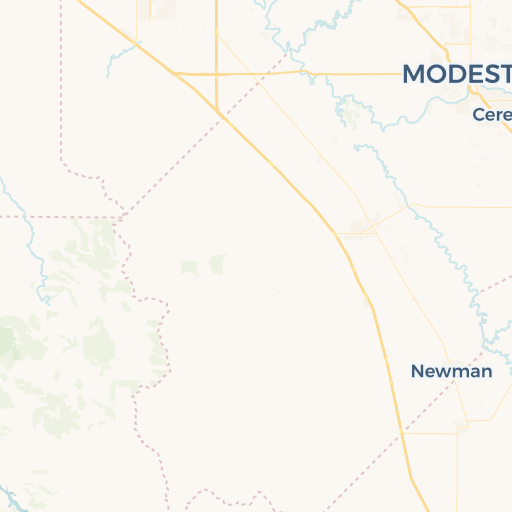map of Modesto