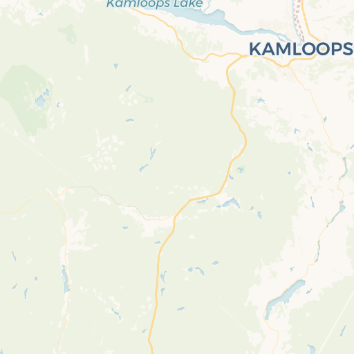 map of Kamloops