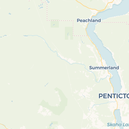 map of Penticton