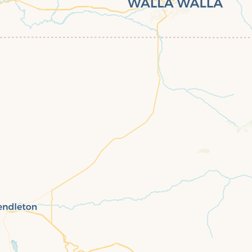 map of Walla Walla