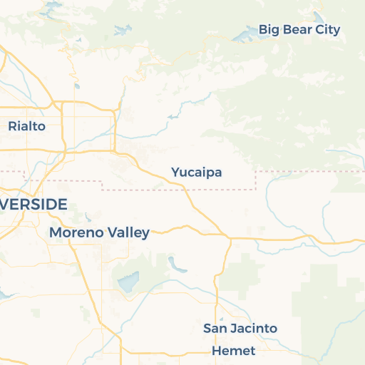 map of San Bernardino