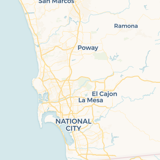 map of Imperial Beach